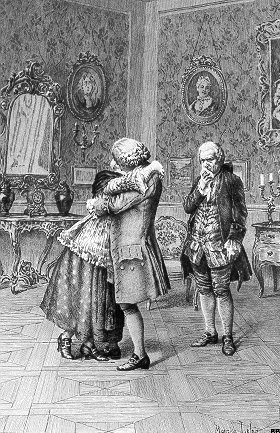 La sparation de Rousseau et de Thrse